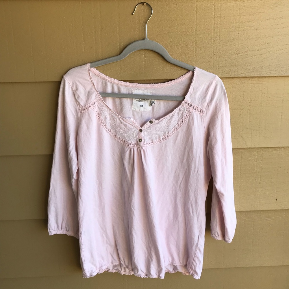 Baby pink blouse